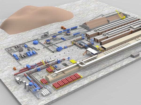 COMPLETE PLANT FOR HEAVY CLAY
